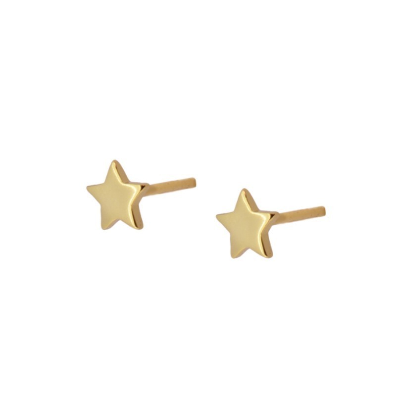 Pendiente Estrella Mini oro (UNIDAD)