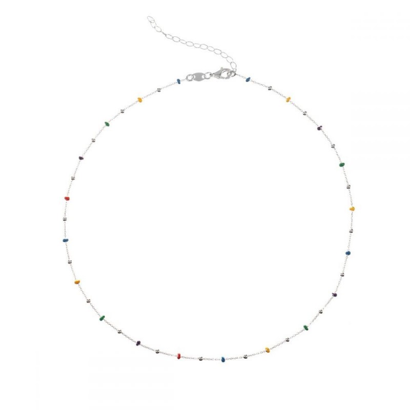 Multicolor Point Necklace