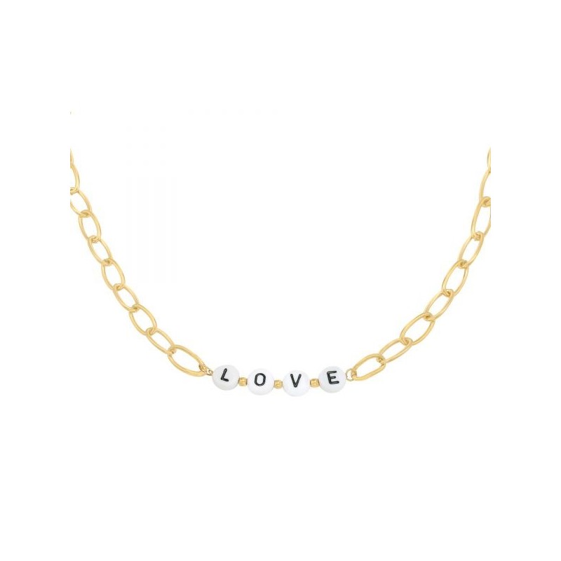 Chicago Love Gold Necklace