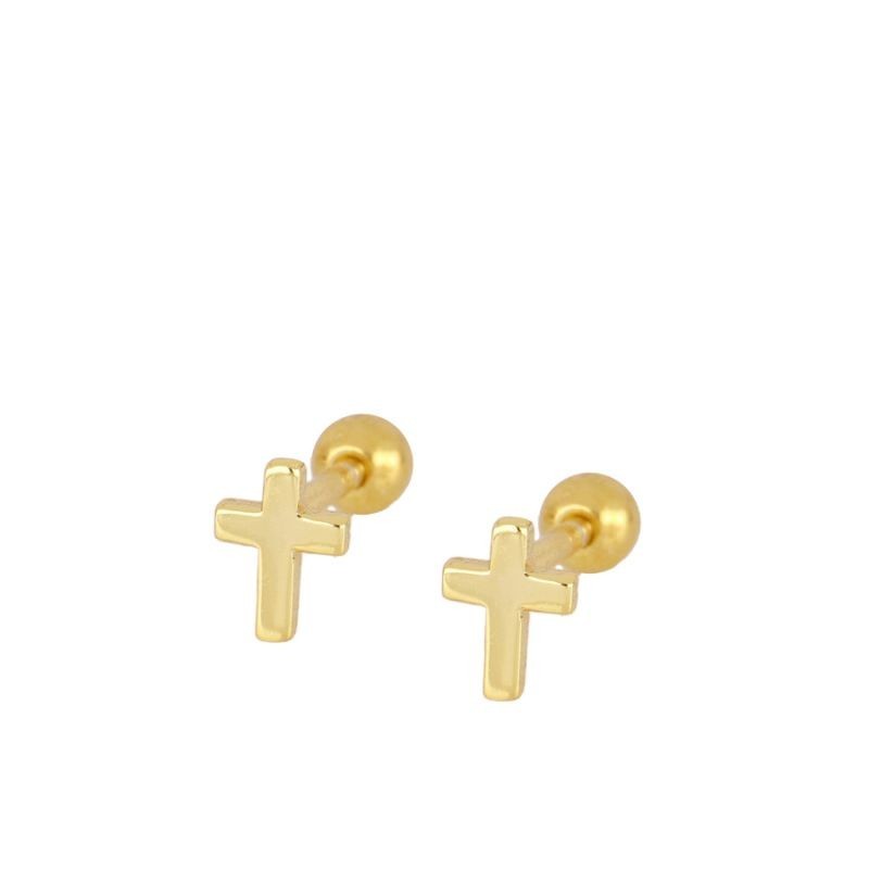 Cross Gold Piercing