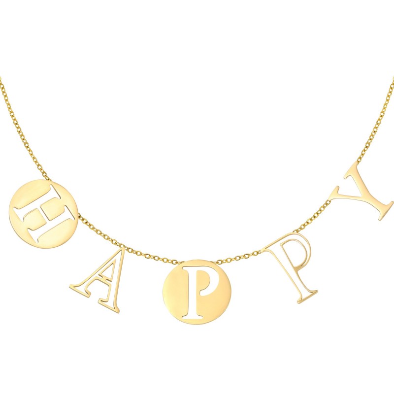 Happy Gold Necklace