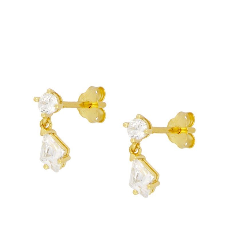 Elena Gold Earring_model