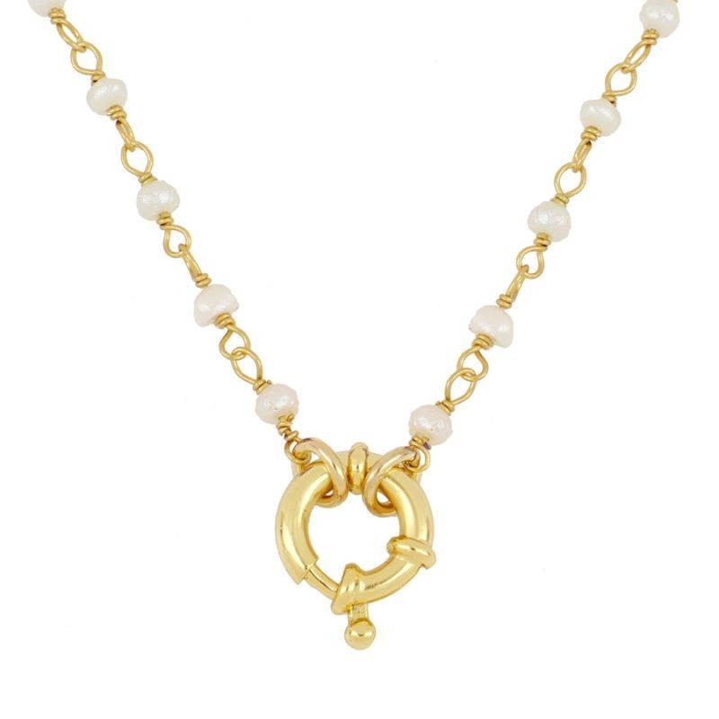 Pearl Maka Gold Necklace
