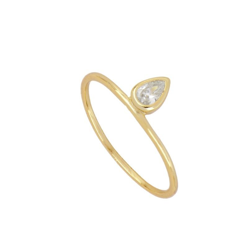 White Mavala Gold Ring