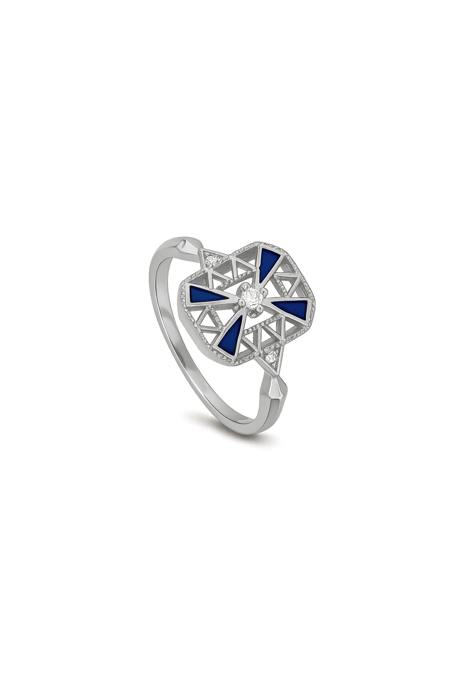 ÉLAN SILVER RING