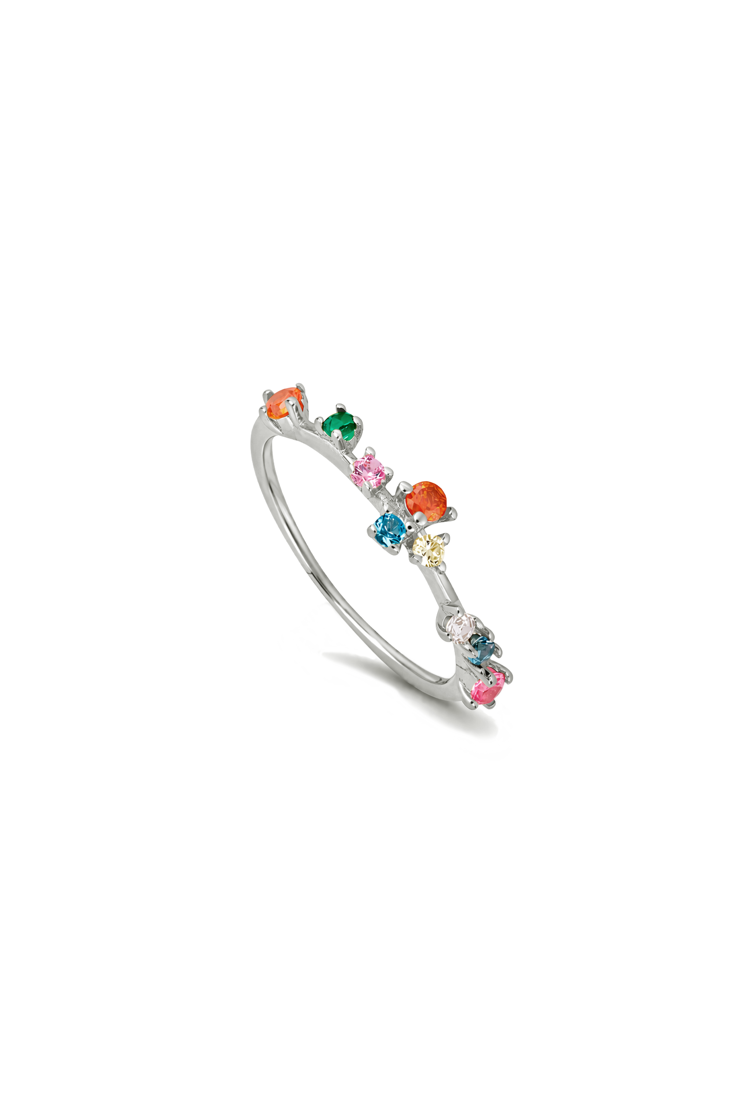 KALEIDO SILVER RING