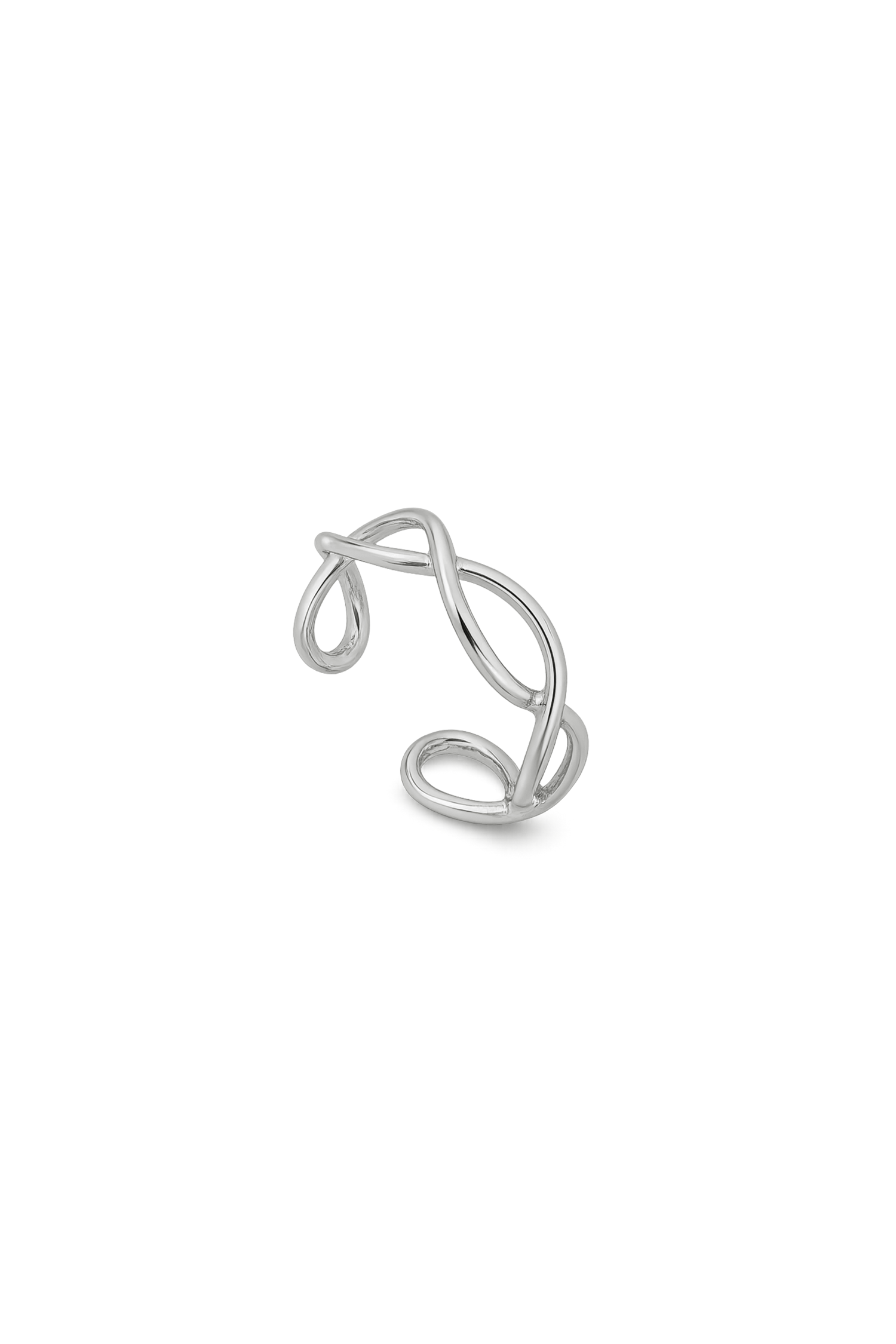LOOP RING SILVER