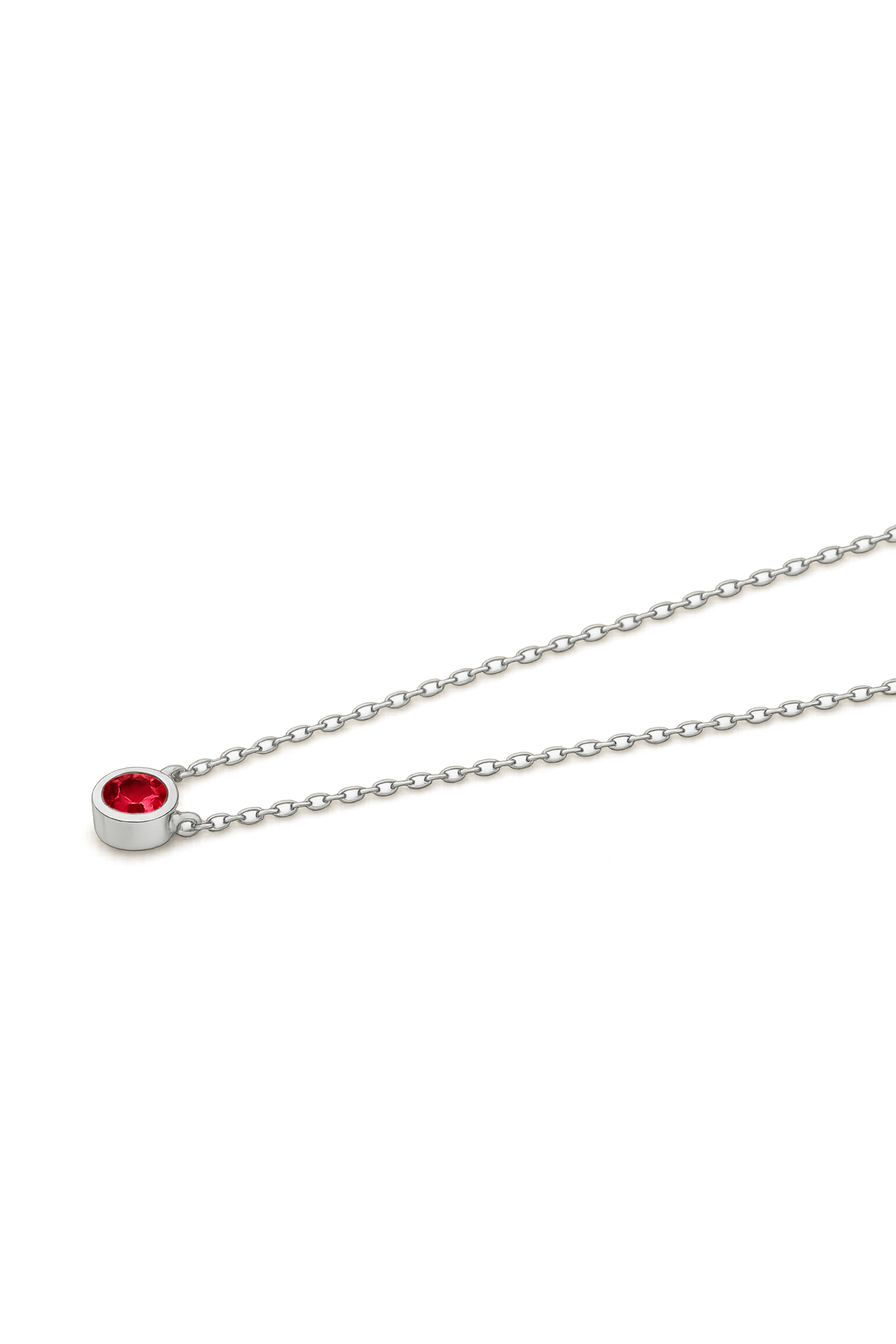 COLLAR MAELIS FUCSIA PLATA