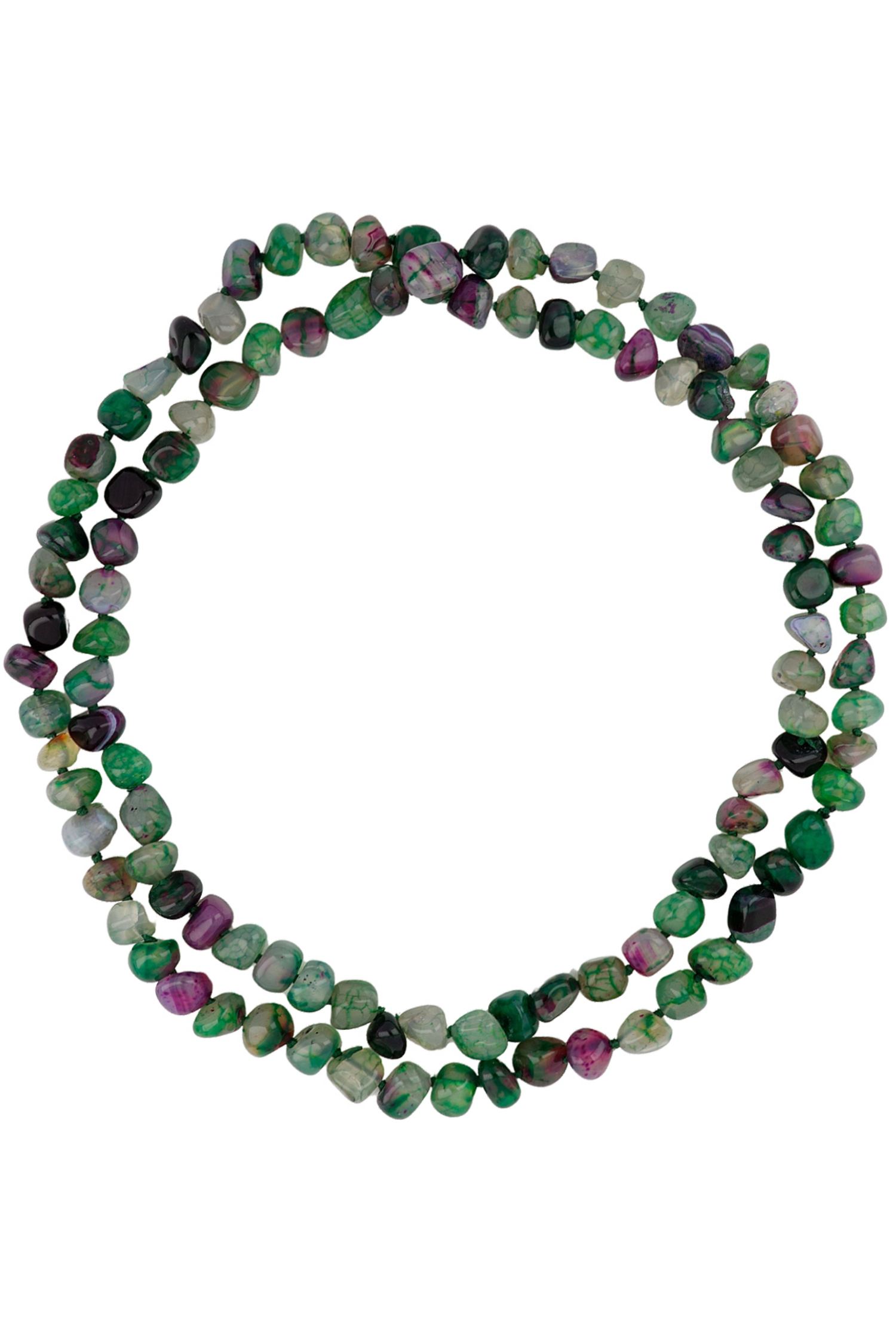 COLLAR ORVYAN VERDE-LILA
