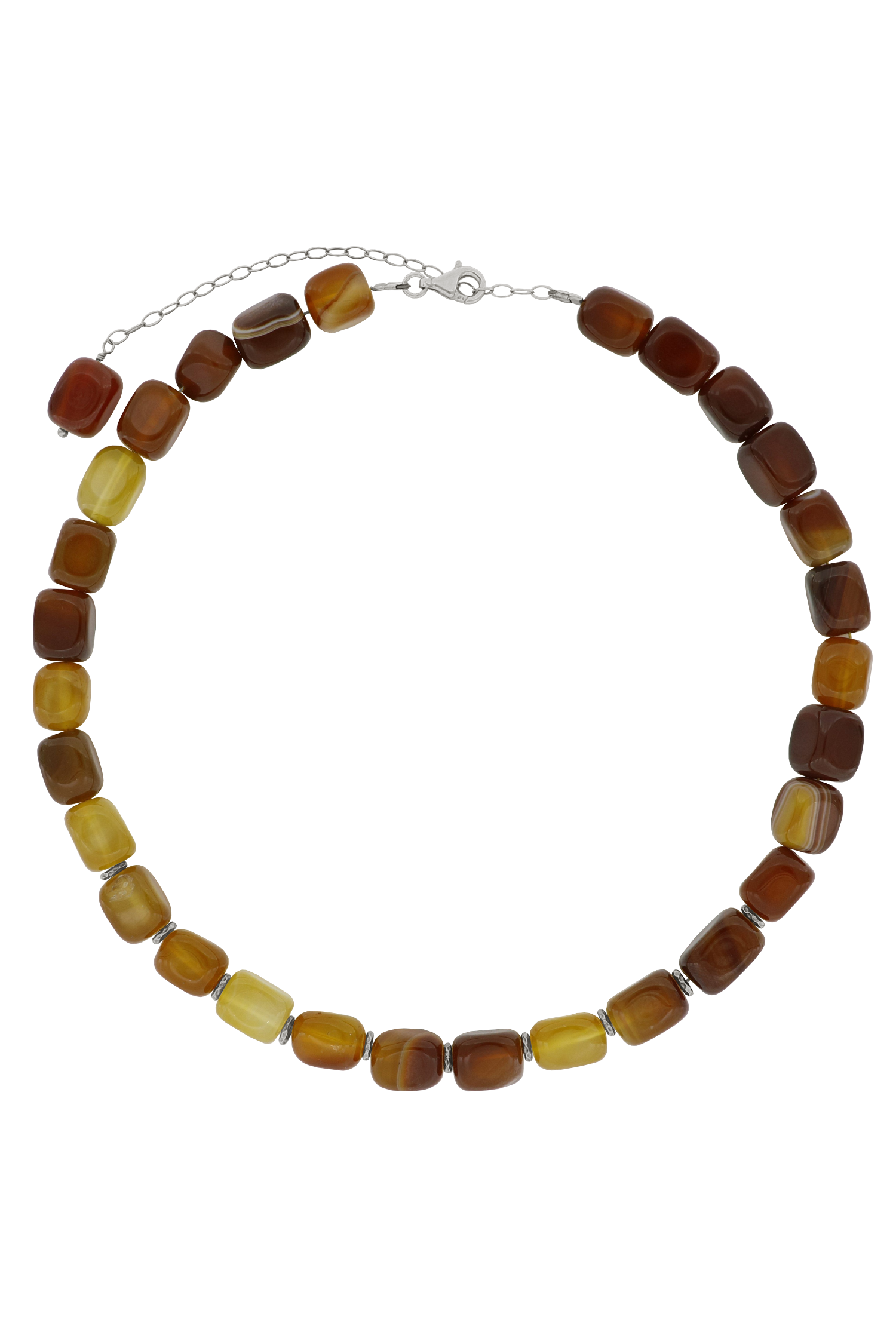 COLLAR KALIRA AMARILLO PLATA