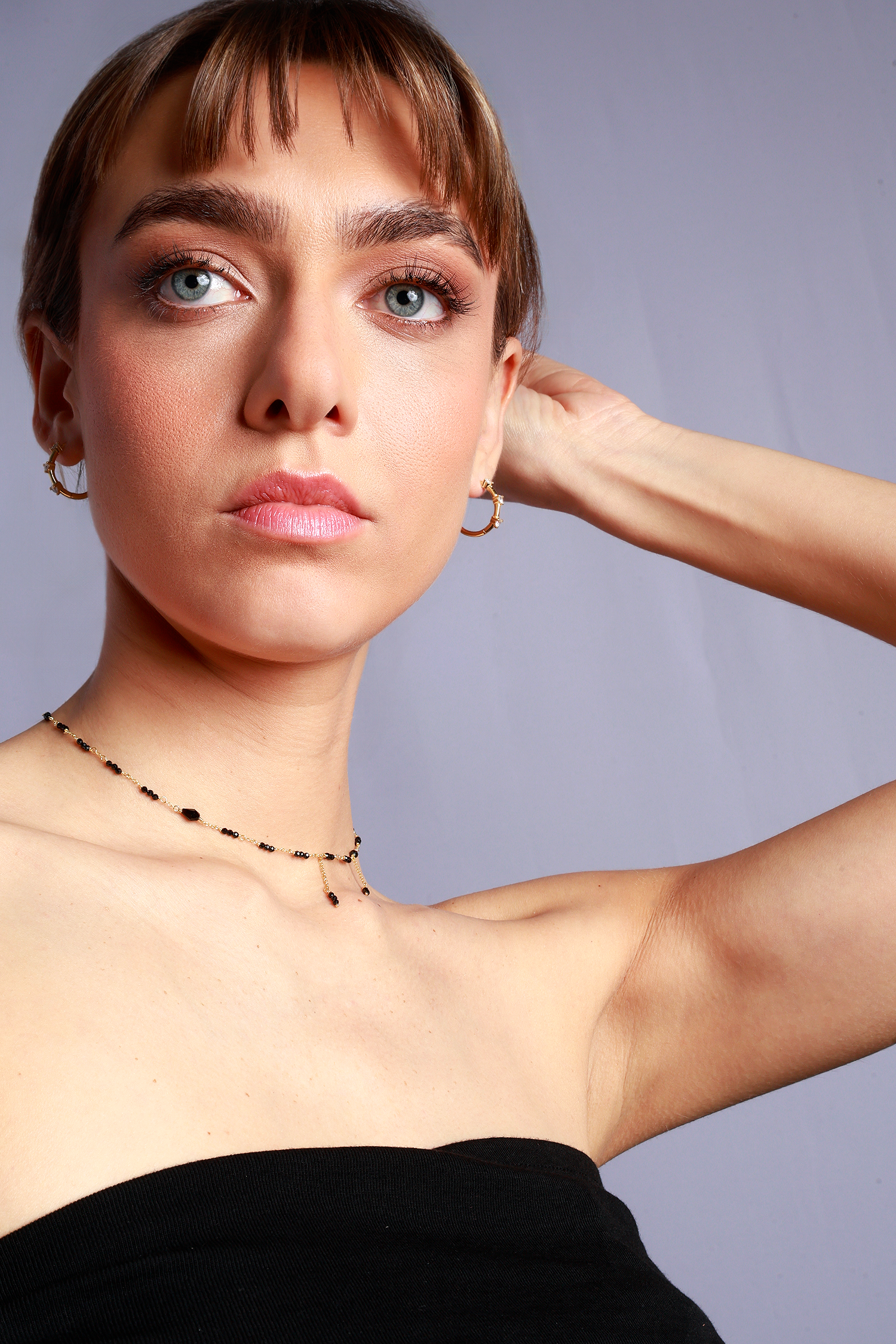 MIDNIGHT DROP NECKLACE