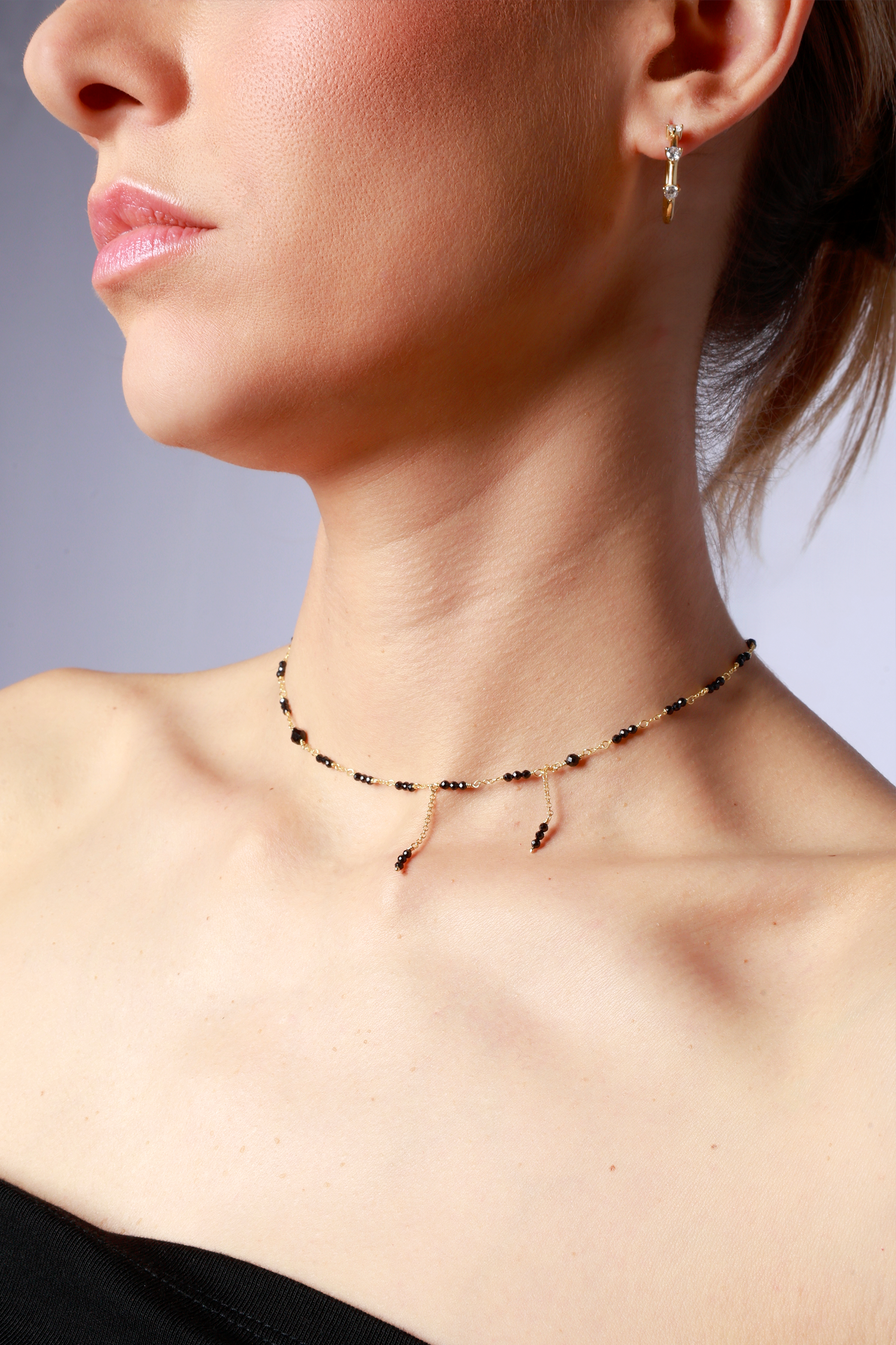 MIDNIGHT DROP NECKLACE