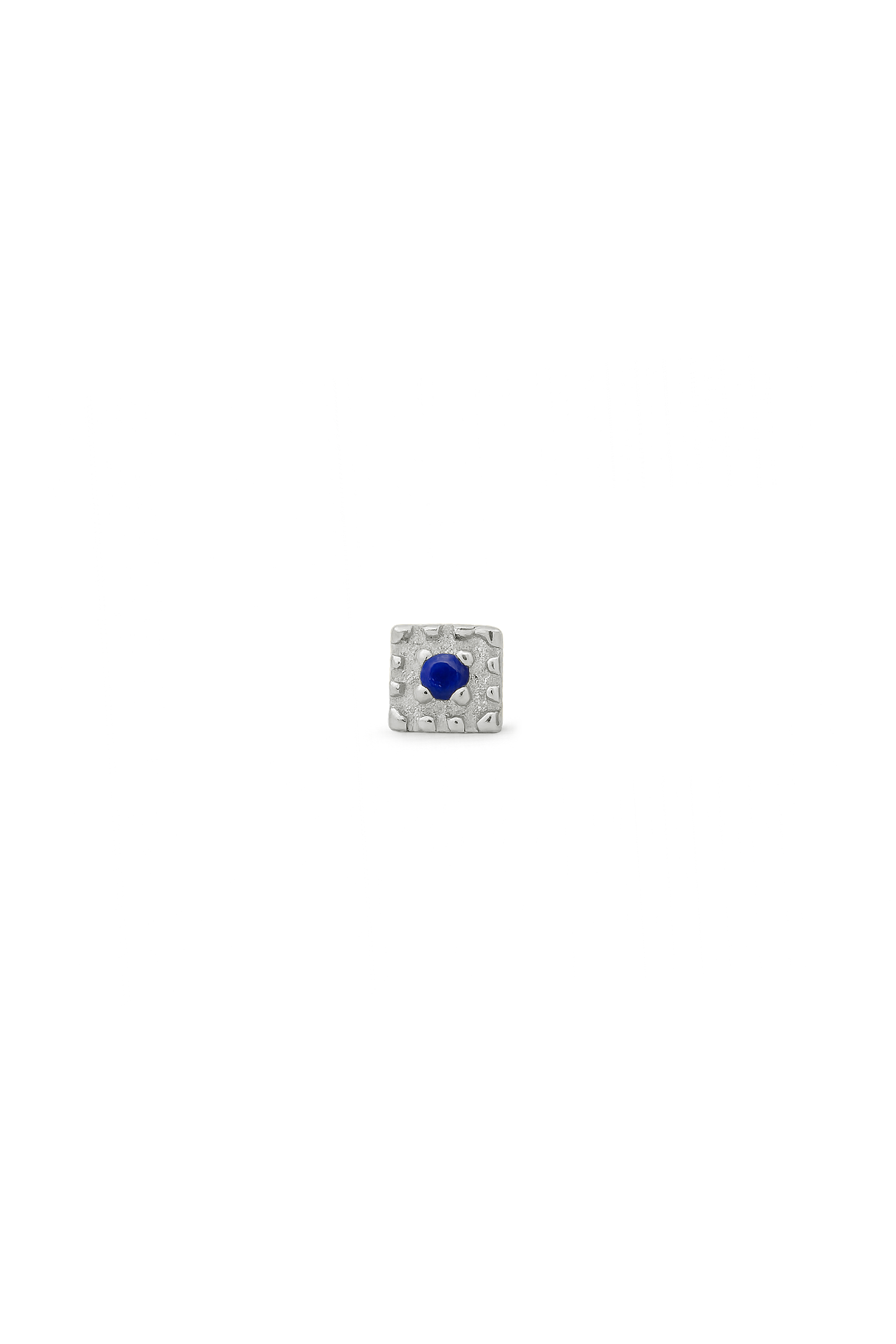 PENDIENTE VANEL AZUL PLATA