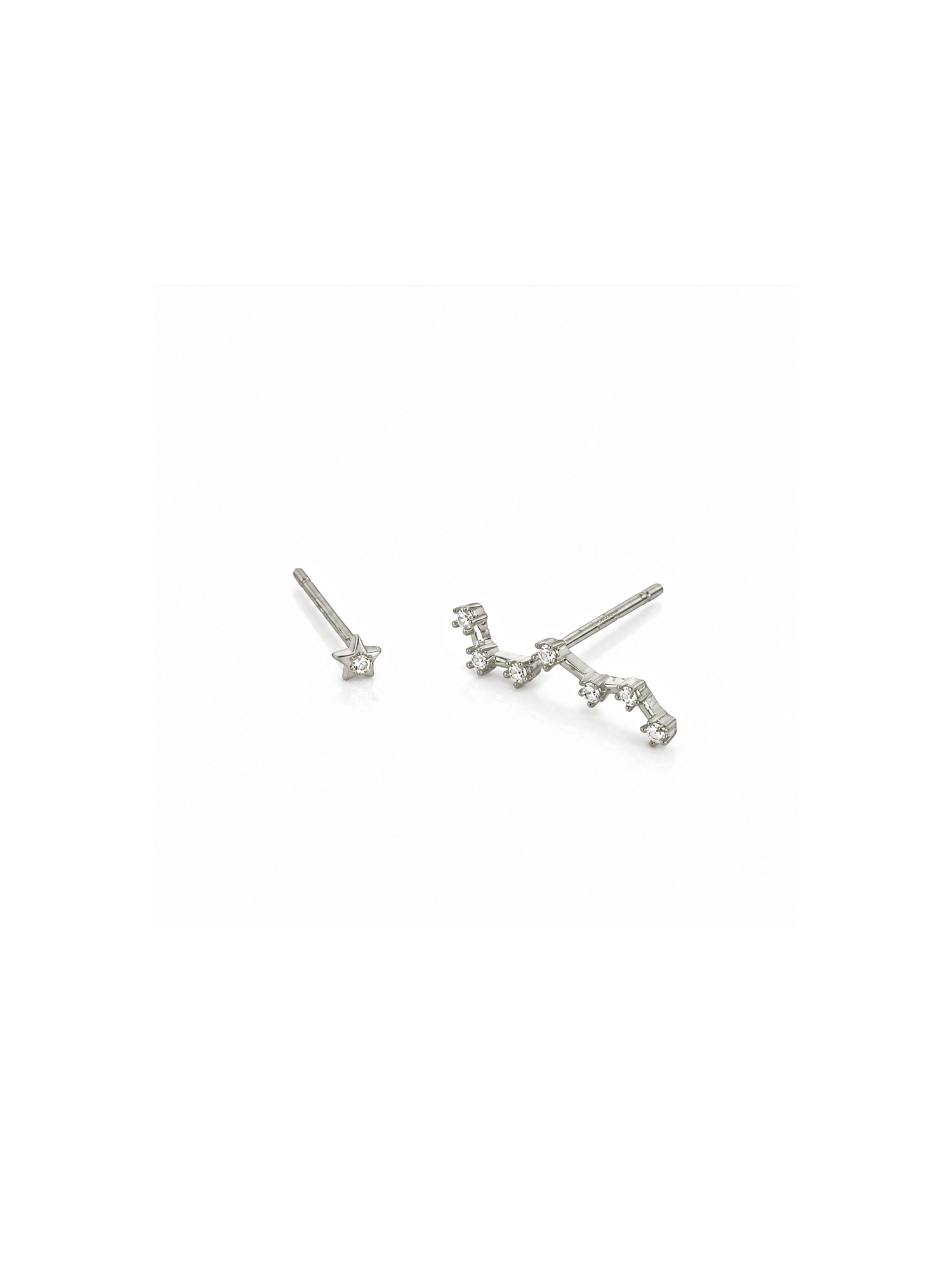 PENDIENTES CONSTELACIÓN PLATA