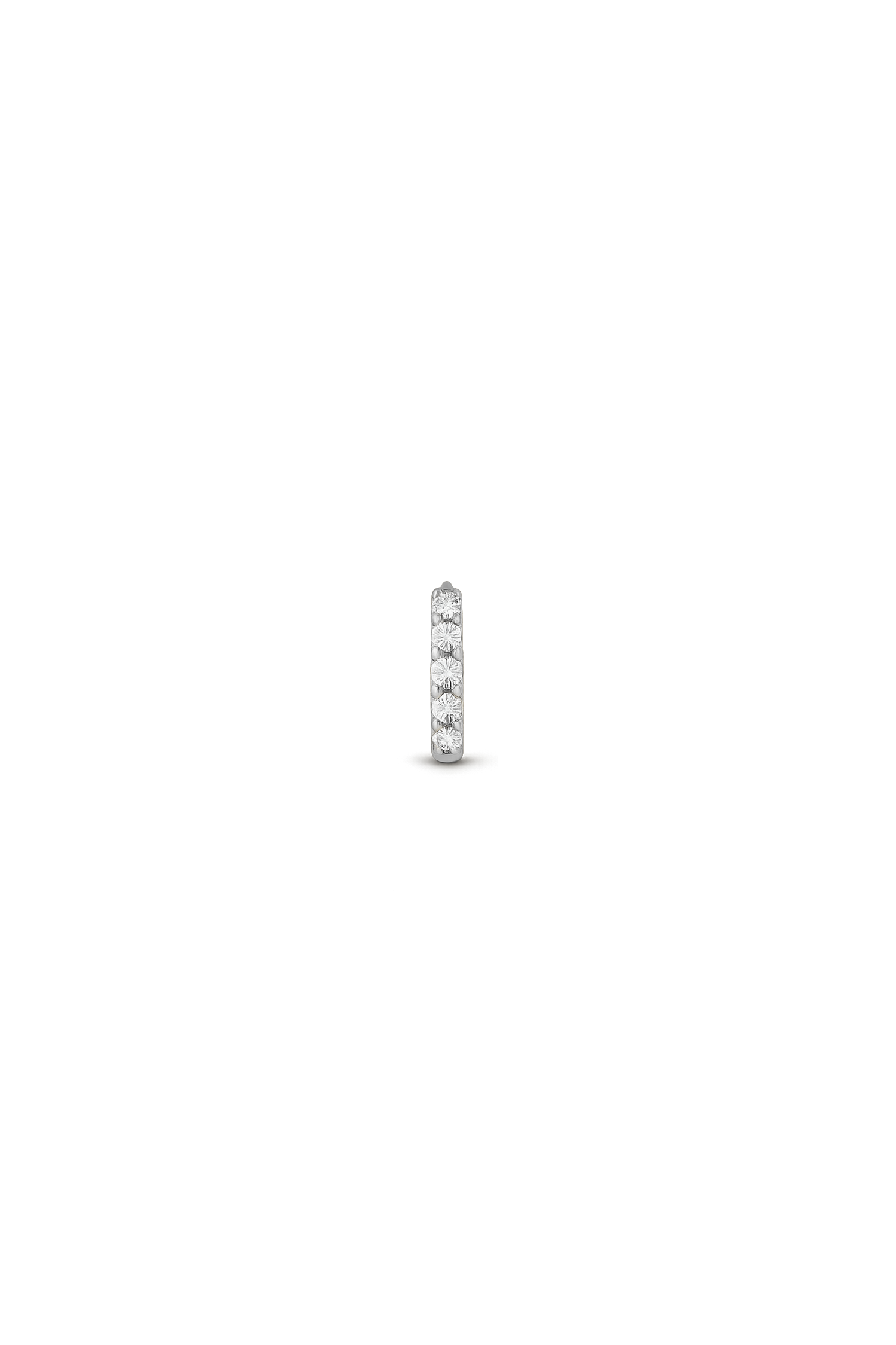 PENDIENTE LIORA BLANCO SMALL PLATA
