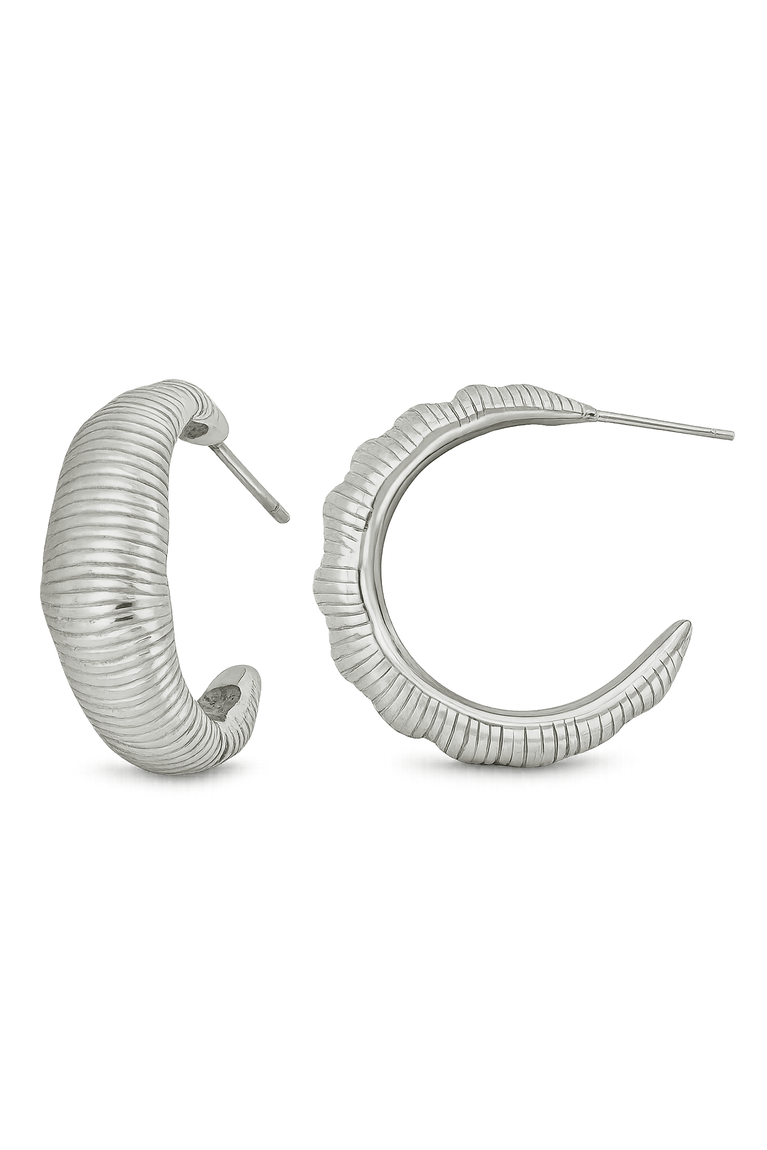 BOUCLES D'OREILLES MORRIGAN ACIER