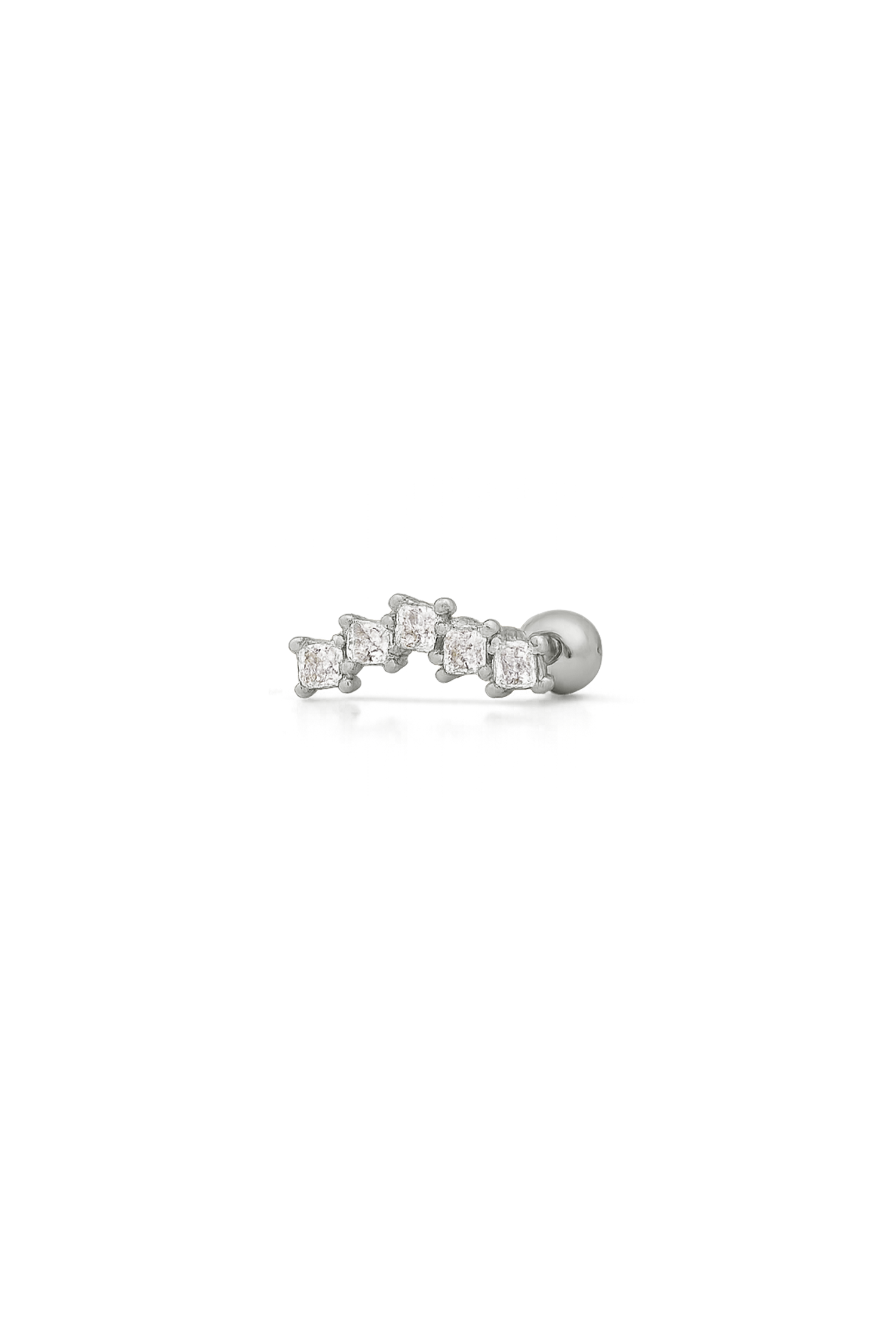 PIERCING ZINNIA PLATA