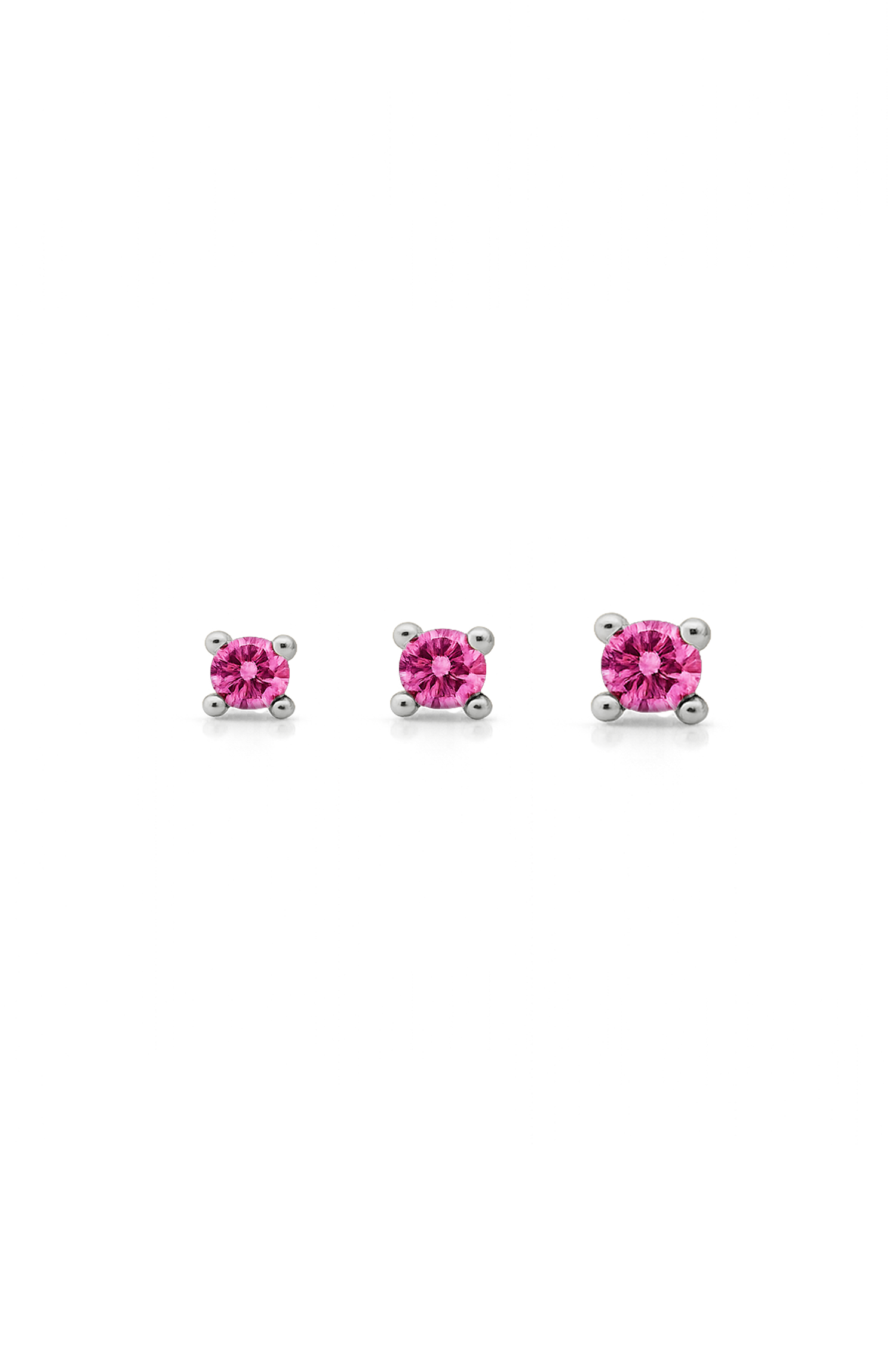 PIERCING LIRA FUCSIA PLATA