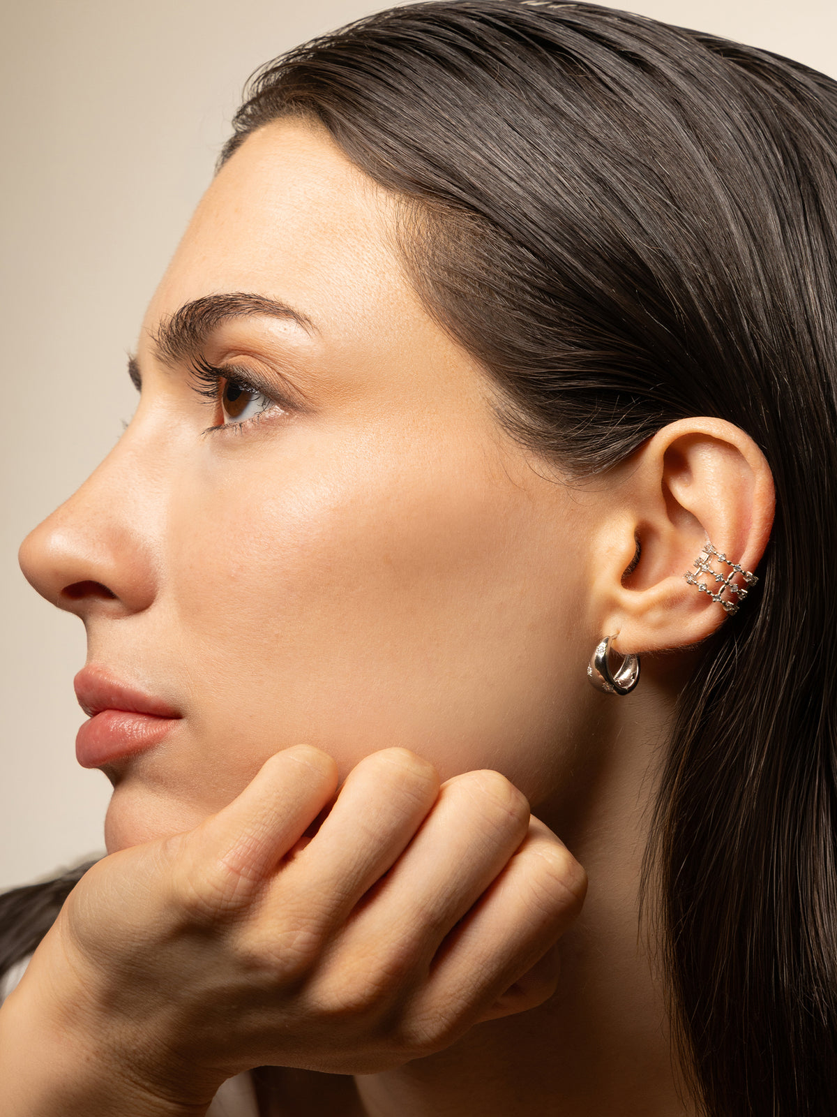 EAR CUFF SAVOY PLATA