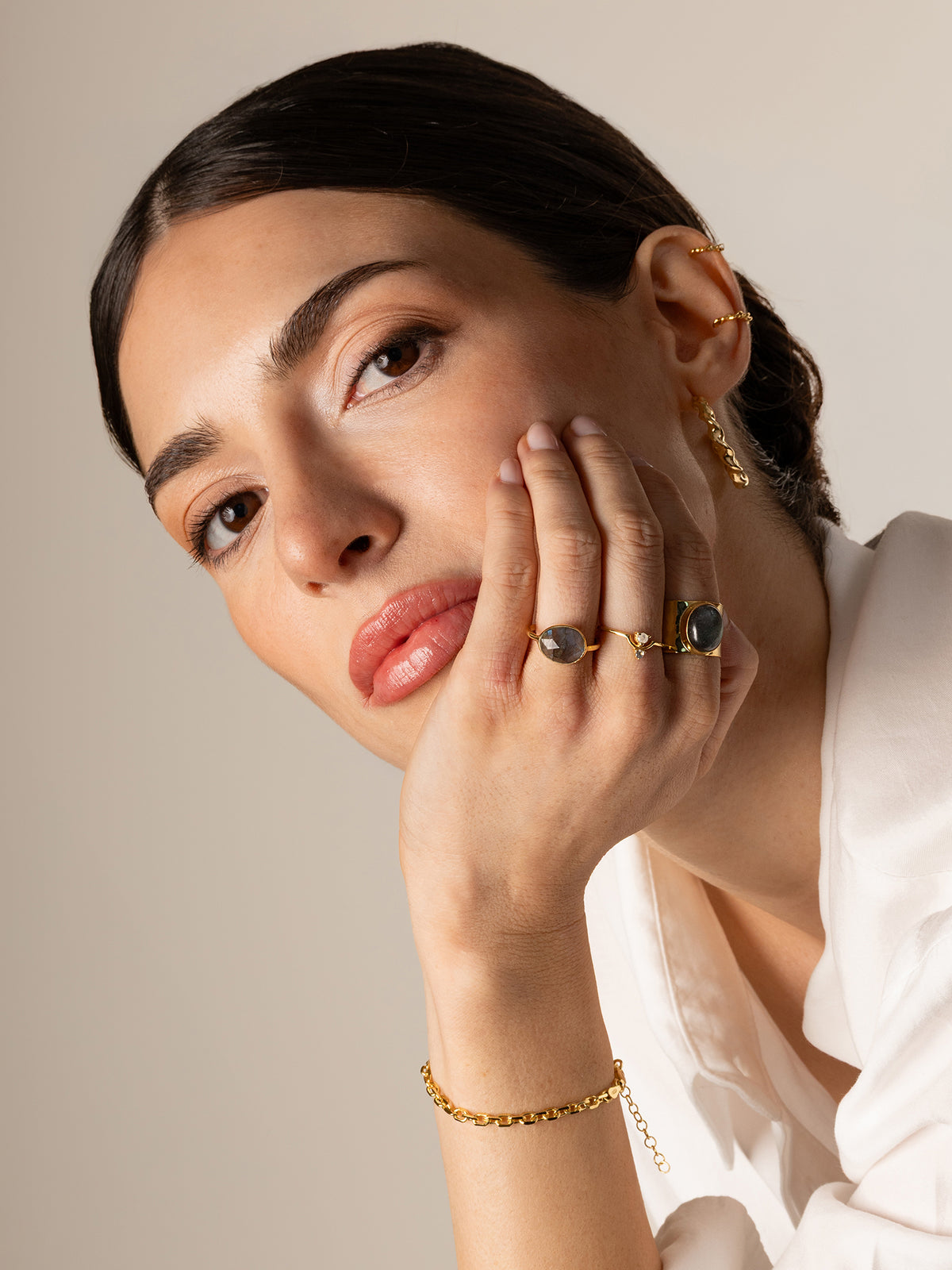 ANILLO AURUM LABRADORITA