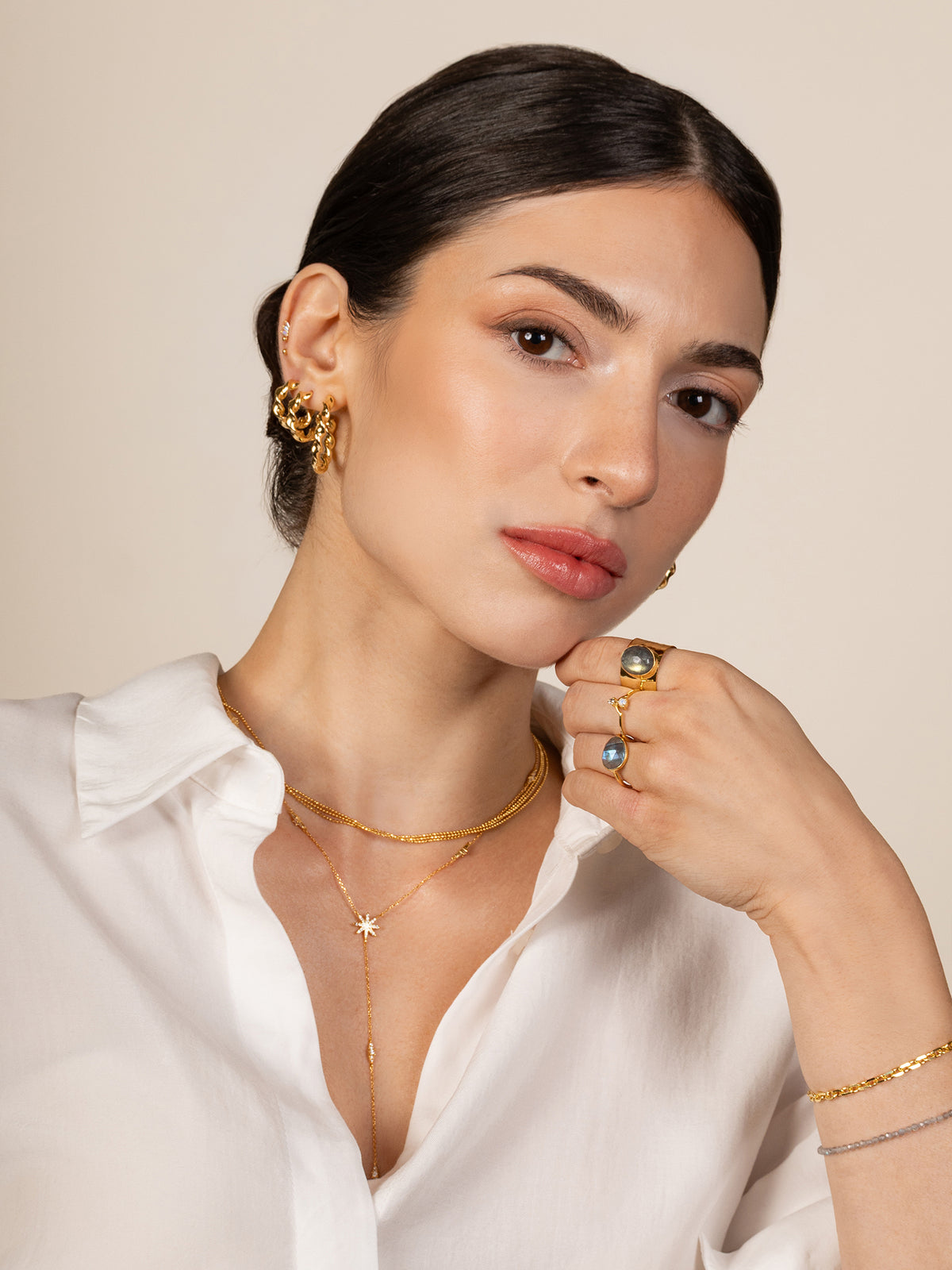 ANILLO AURUM LABRADORITA
