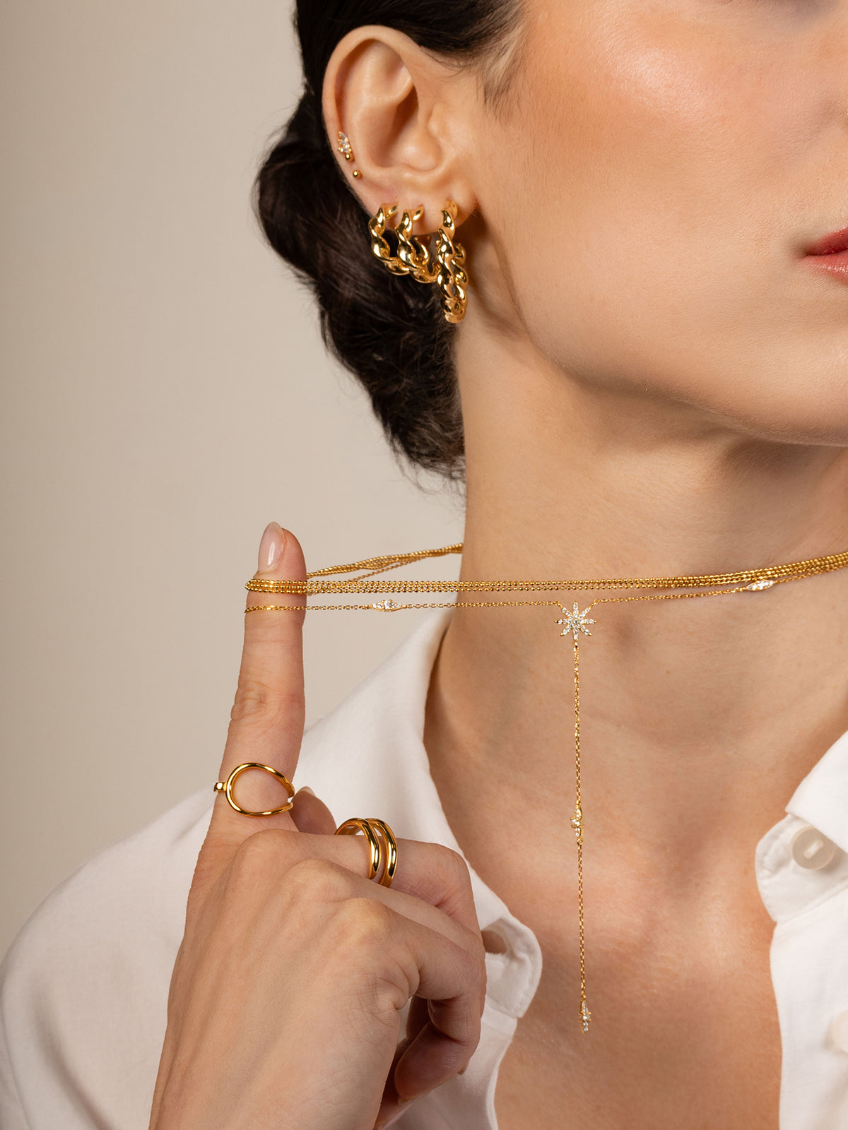 COLLAR TRIPLE LINE