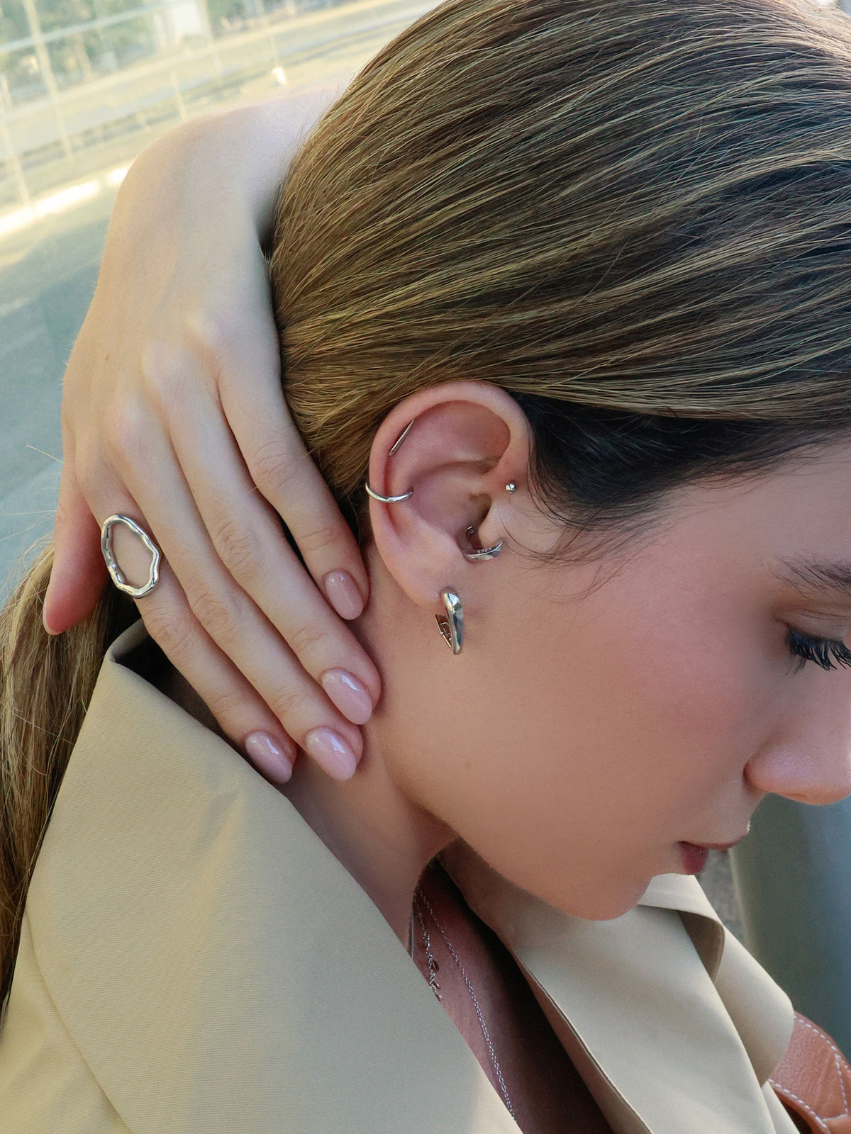 EAR CUFF SABELA PLATA